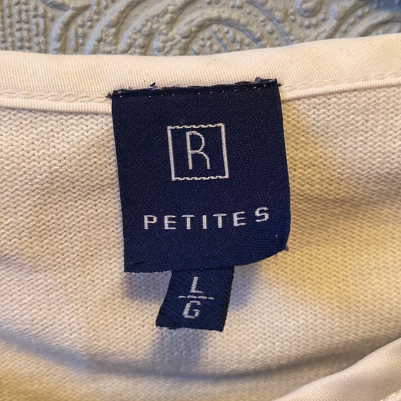 3/$20 Reitmans petites white cardigan - Picture 2 of 4